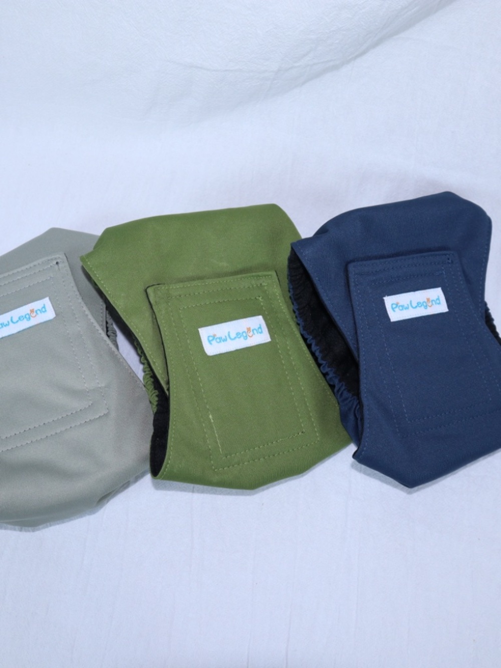 Paw Legend Washable Dog Belly Band Wrap Diapers for Male Dog 3 Pack - Picture 2 of 7